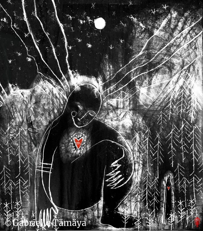 Utiseta dreaming in the forest